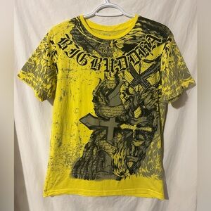 Big Buddha Y2K Men’s Yellow Graphic Tee